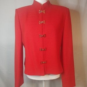 Tomato Red St. John Jacket NWOT?